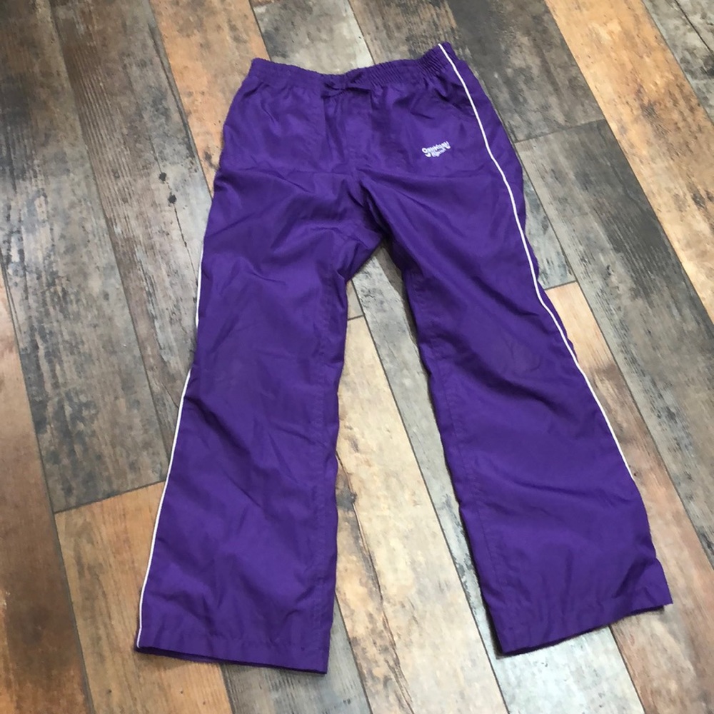 purple jogging pants
